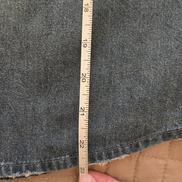 Kooples Sleeveless Denim Button-Up Shirt - Picture 4 of 7